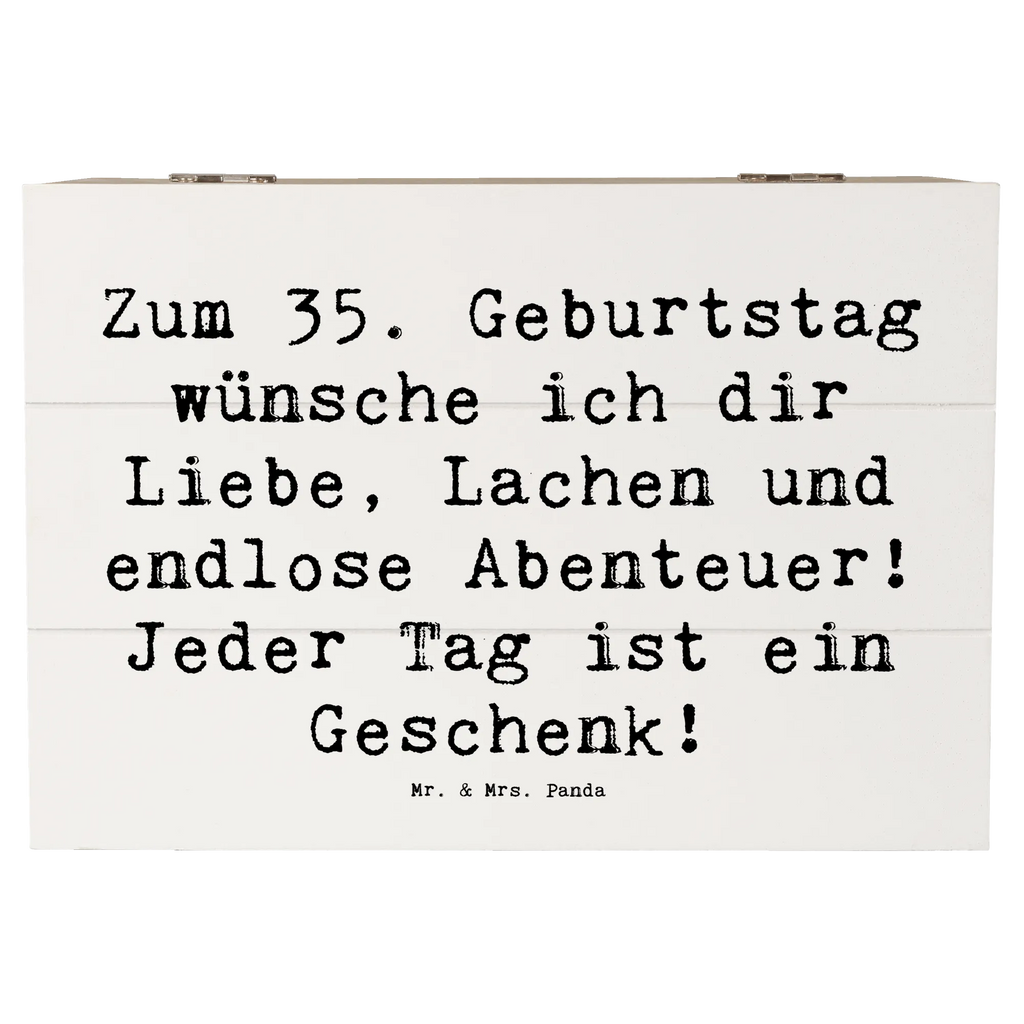 Holzkiste Spruch 35. Geburtstag Truhe, Holzkiste, Geschenkbox, Dekokiste, Geschenkdose, XXL, Erinnerungskiste, Kiste, Schatulle, Aufbewahrungsbox, Schatzkiste, Erinnerungsbox, Geburtstag, Geburtstagsgeschenk, Geschenk