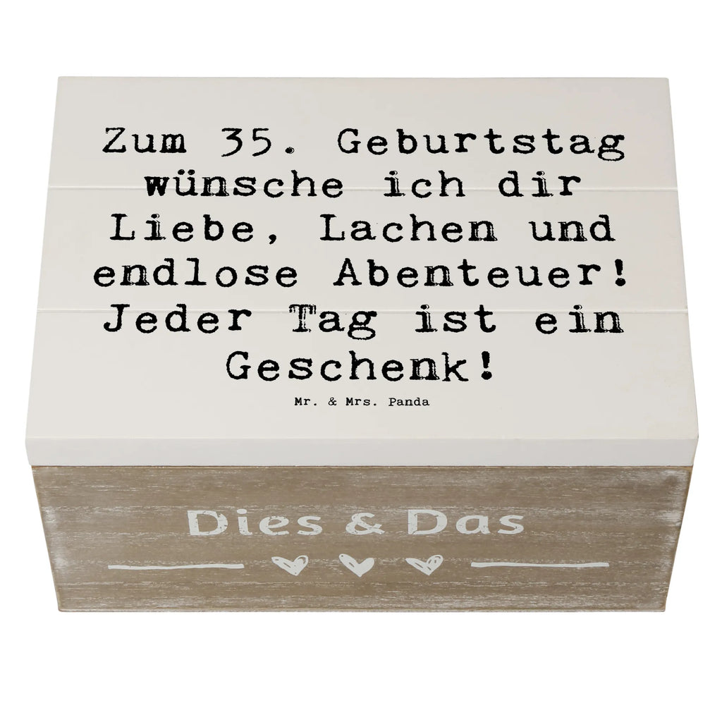 Holzkiste Spruch 35. Geburtstag Truhe, Holzkiste, Geschenkbox, Dekokiste, Geschenkdose, XXL, Erinnerungskiste, Kiste, Schatulle, Aufbewahrungsbox, Schatzkiste, Erinnerungsbox, Geburtstag, Geburtstagsgeschenk, Geschenk