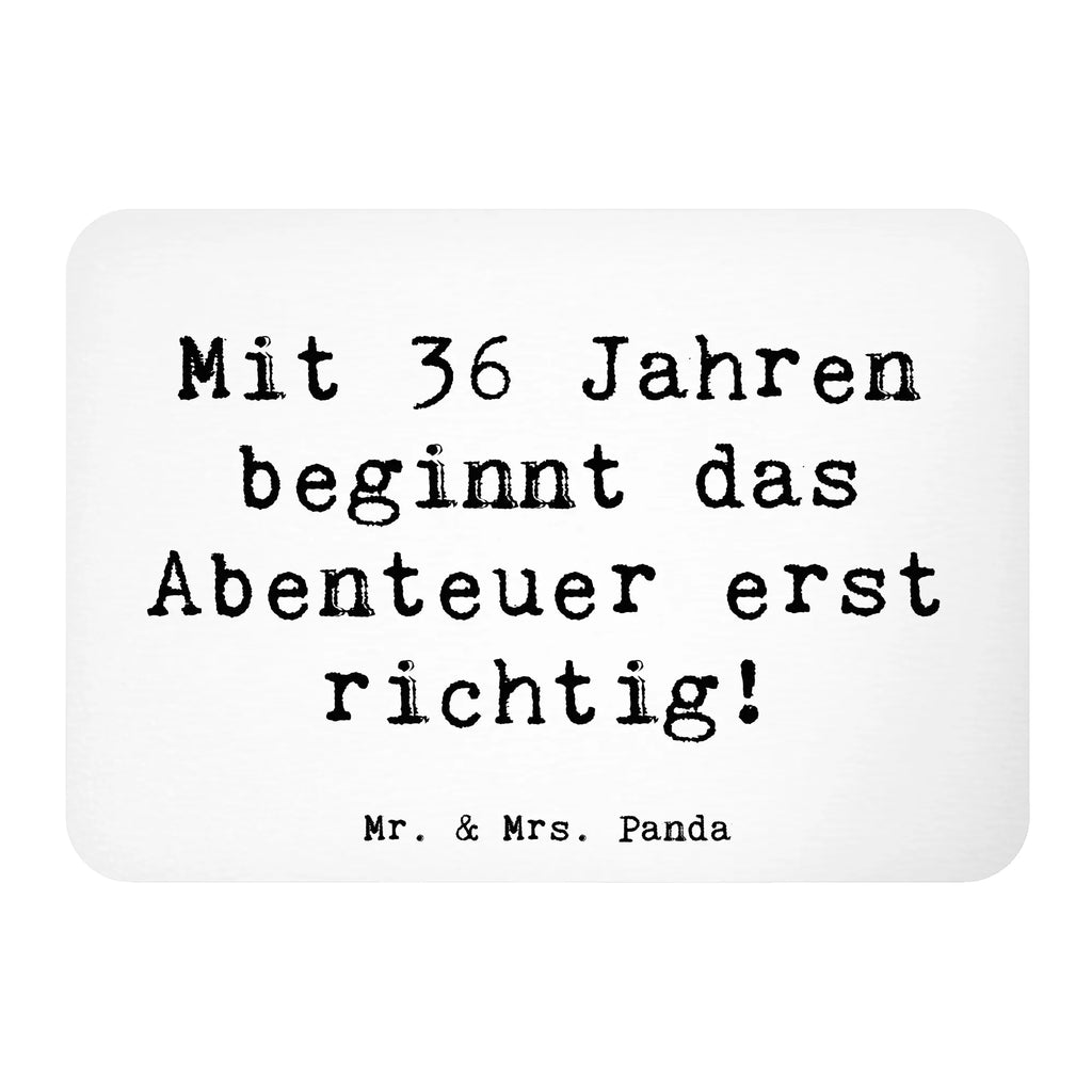 Magnet Saying Mit 36 Jahren beginnt das Abenteuer erst richtig! Souvenir Magnet, Pinnwandmagnet, Kühlschrank Dekoration, Kühlschrankmagnet, Whiteboard Magnet, Motivmagnete, Dekomagnet, Notiz Magnet, Geburtstag, Geburtstagsgeschenk, Geschenk