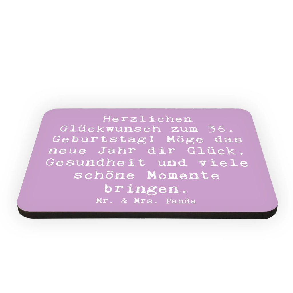 Magnet Saying Herzlichen Glückwunsch zum 36. Geburtstag! Möge das neue Jahr dir Glück, Gesundheit und viele schöne Momente bringen. Pinnwandmagnet, Motivmagnete, Kühlschrankmagnet, Dekomagnet, Notiz Magnet, Whiteboard Magnet, Kühlschrank Dekoration, Souvenir Magnet, Geburtstag, Geburtstagsgeschenk, Geschenk