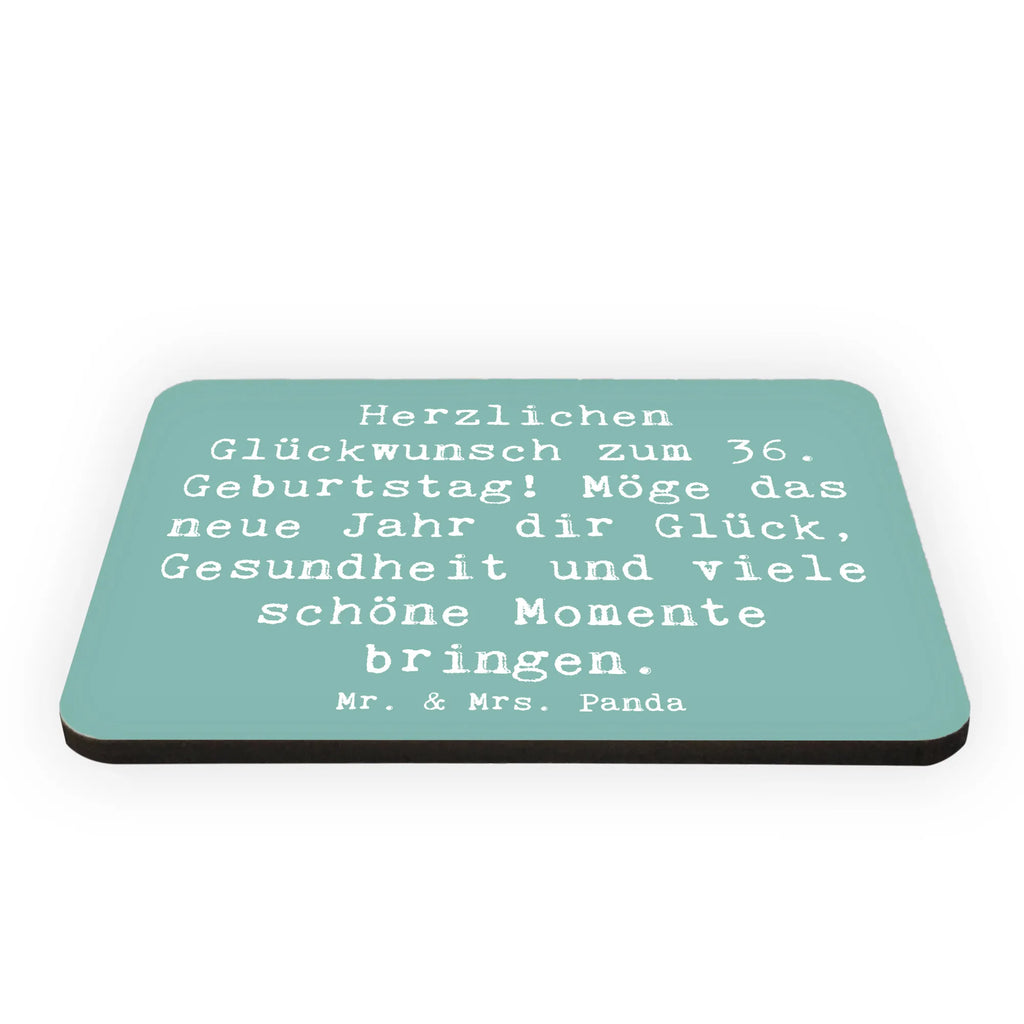 Magnet Saying Herzlichen Glückwunsch zum 36. Geburtstag! Möge das neue Jahr dir Glück, Gesundheit und viele schöne Momente bringen. Pinnwandmagnet, Motivmagnete, Kühlschrankmagnet, Dekomagnet, Notiz Magnet, Whiteboard Magnet, Kühlschrank Dekoration, Souvenir Magnet, Geburtstag, Geburtstagsgeschenk, Geschenk