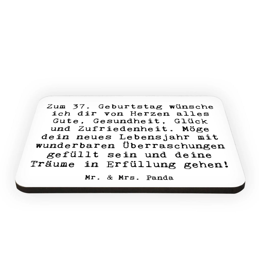 Magnes Przysłowie Zum 37. Geburtstag wünsche ich dir von Herzen alles Gute, Gesundheit, Glück und Zufriedenheit. Möge dein neues Lebensjahr mit wunderbaren Überraschungen gefüllt sein und deine Träume in Erfüllung gehen! Notiz Magnet, Pinnwandmagnet, Whiteboard Magnet, Kühlschrank Dekoration, Kühlschrankmagnet, Motivmagnete, Souvenir Magnet, Dekomagnet, Geburtstag, Geburtstagsgeschenk, Geschenk