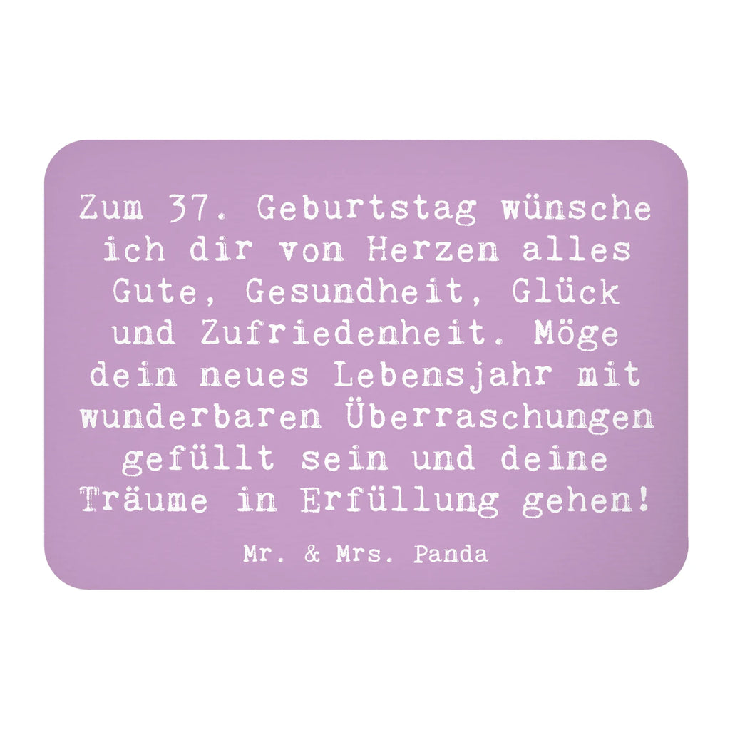 Magnes Przysłowie Zum 37. Geburtstag wünsche ich dir von Herzen alles Gute, Gesundheit, Glück und Zufriedenheit. Möge dein neues Lebensjahr mit wunderbaren Überraschungen gefüllt sein und deine Träume in Erfüllung gehen! Notiz Magnet, Pinnwandmagnet, Whiteboard Magnet, Kühlschrank Dekoration, Kühlschrankmagnet, Motivmagnete, Souvenir Magnet, Dekomagnet, Geburtstag, Geburtstagsgeschenk, Geschenk