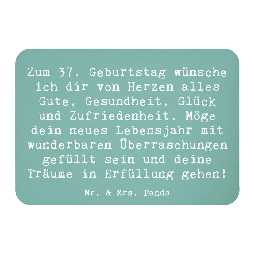 Magnes Przysłowie Zum 37. Geburtstag wünsche ich dir von Herzen alles Gute, Gesundheit, Glück und Zufriedenheit. Möge dein neues Lebensjahr mit wunderbaren Überraschungen gefüllt sein und deine Träume in Erfüllung gehen! Notiz Magnet, Pinnwandmagnet, Whiteboard Magnet, Kühlschrank Dekoration, Kühlschrankmagnet, Motivmagnete, Souvenir Magnet, Dekomagnet, Geburtstag, Geburtstagsgeschenk, Geschenk