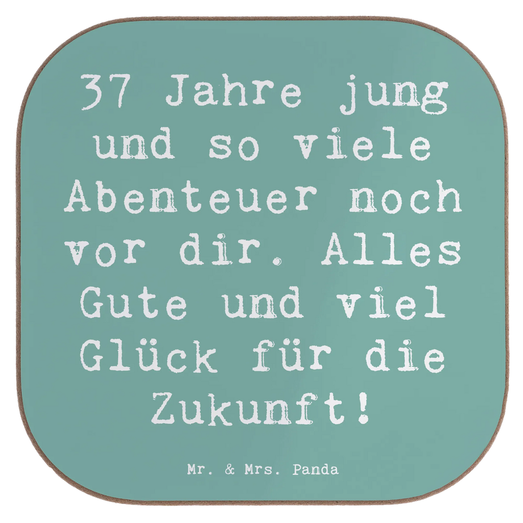 Square coaster Saying 37 Jahre jung und so viele Abenteuer noch vor dir. Alles Gute und viel Glück für die Zukunft! Tassen Untersetzer, Getränkeuntersetzer, Korkuntersetzer, Untersetzer Holz, Untersetzer Design, Bierdeckel, Glasuntersetzer, Untersetzer, Untersetzer für Gläser, Untersetzer Gläser, Untersetzer aus Holz, Holzuntersetzer, Geburtstag, Geburtstagsgeschenk, Geschenk