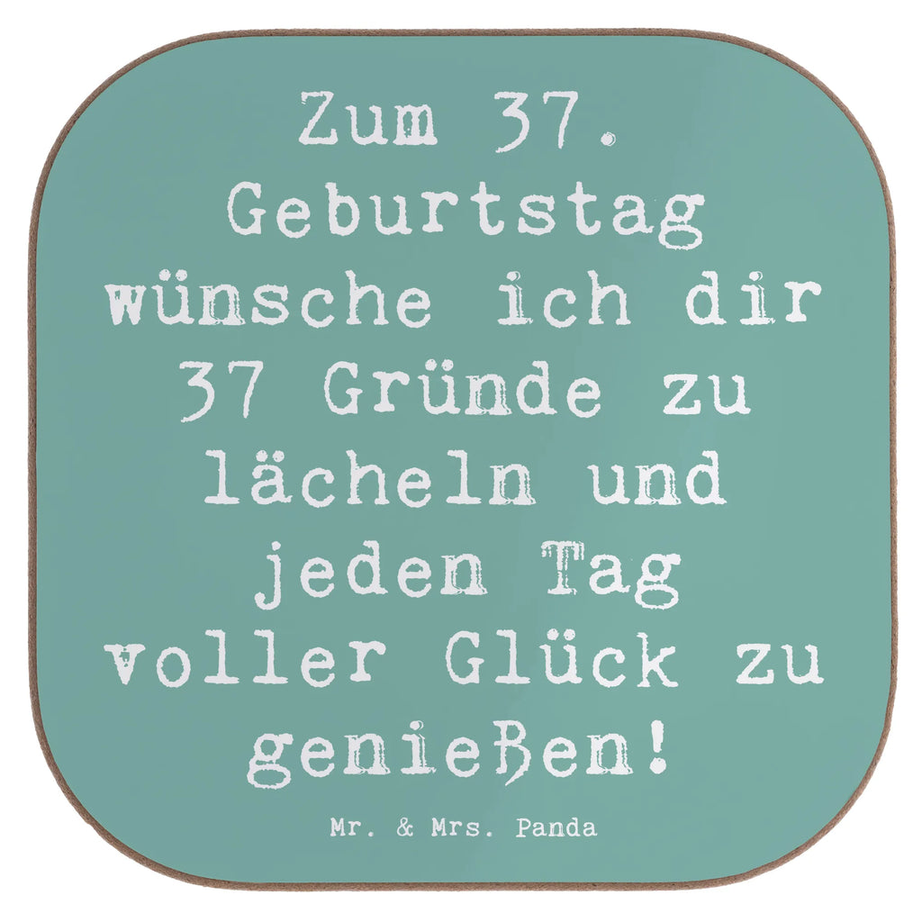 Square coaster Saying Zum 37. Geburtstag wünsche ich dir 37 Gründe zu lächeln und jeden Tag voller Glück zu genießen! Korkuntersetzer, Tassen Untersetzer, Untersetzer, Untersetzer aus Holz, Untersetzer Gläser, Bierdeckel, Untersetzer für Gläser, Glasuntersetzer, Getränkeuntersetzer, Untersetzer Holz, Holzuntersetzer, Untersetzer Design, Geburtstag, Geburtstagsgeschenk, Geschenk
