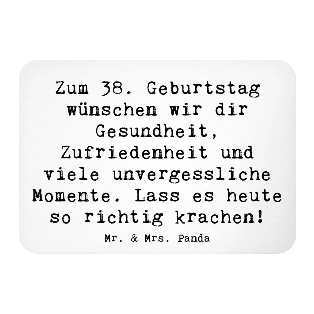 Magnet Spruch 38. Geburtstag Feiern Kühlschrankmagnet, Motivmagnete, Dekomagnet, Souvenir Magnet, Pinnwandmagnet, Kühlschrank Dekoration, Whiteboard Magnet, Notiz Magnet, Geburtstag, Geburtstagsgeschenk, Geschenk
