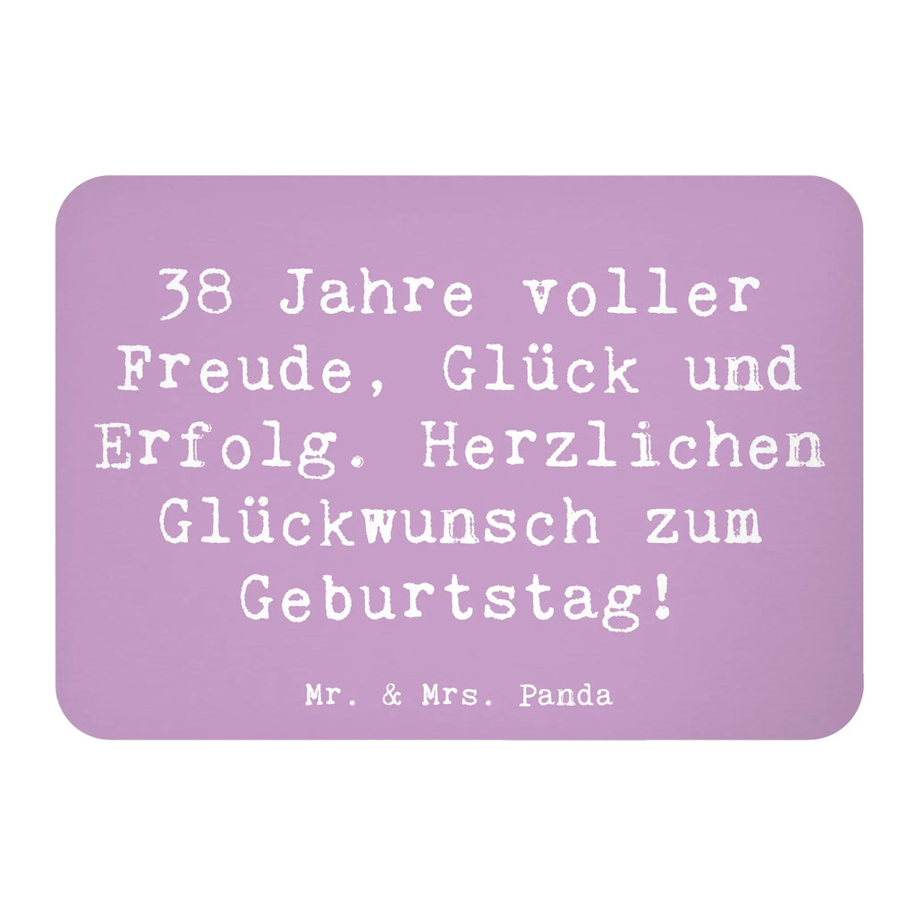 Magnet Spruch 38. Geburtstag Freude Pinnwandmagnet, Kühlschrank Dekoration, Motivmagnete, Notiz Magnet, Souvenir Magnet, Kühlschrankmagnet, Dekomagnet, Whiteboard Magnet, Geburtstag, Geburtstagsgeschenk, Geschenk