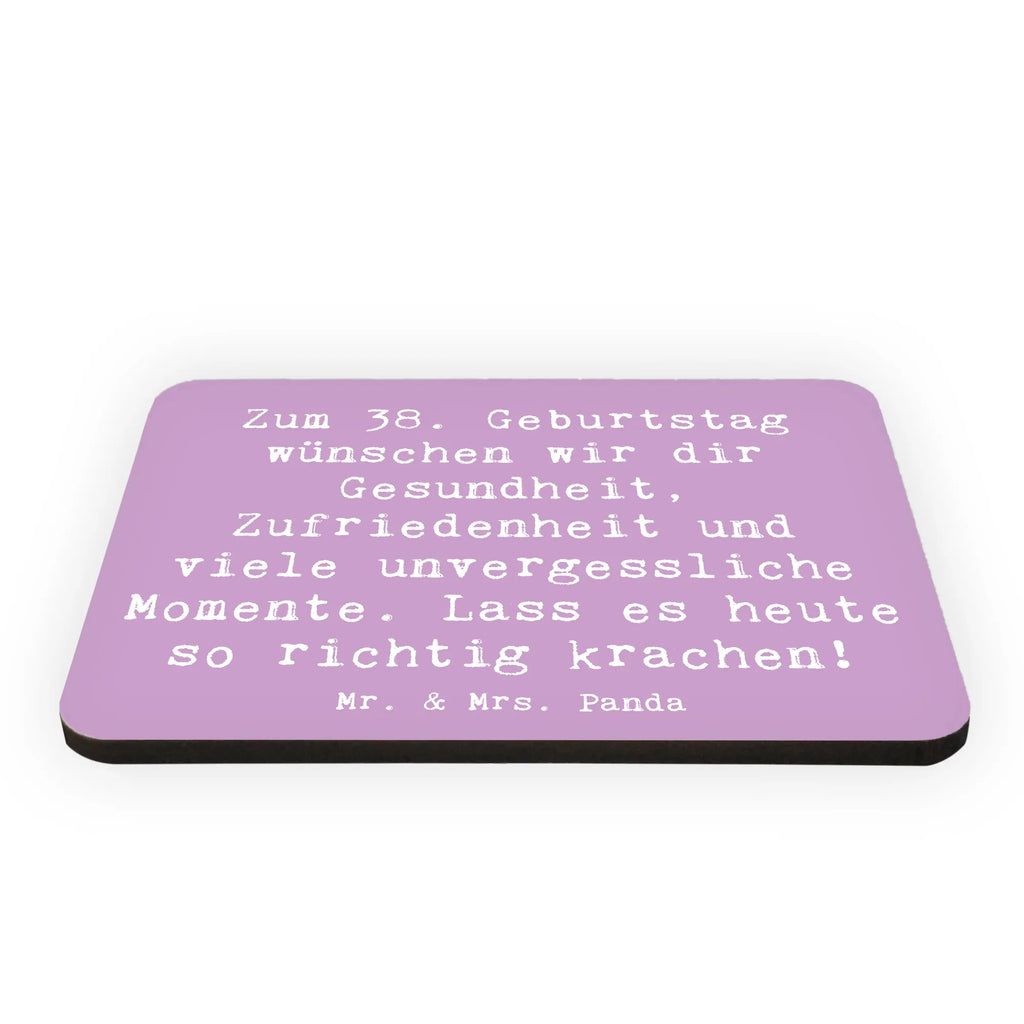 Magnet Spruch 38. Geburtstag Feiern Kühlschrankmagnet, Motivmagnete, Dekomagnet, Souvenir Magnet, Pinnwandmagnet, Kühlschrank Dekoration, Whiteboard Magnet, Notiz Magnet, Geburtstag, Geburtstagsgeschenk, Geschenk