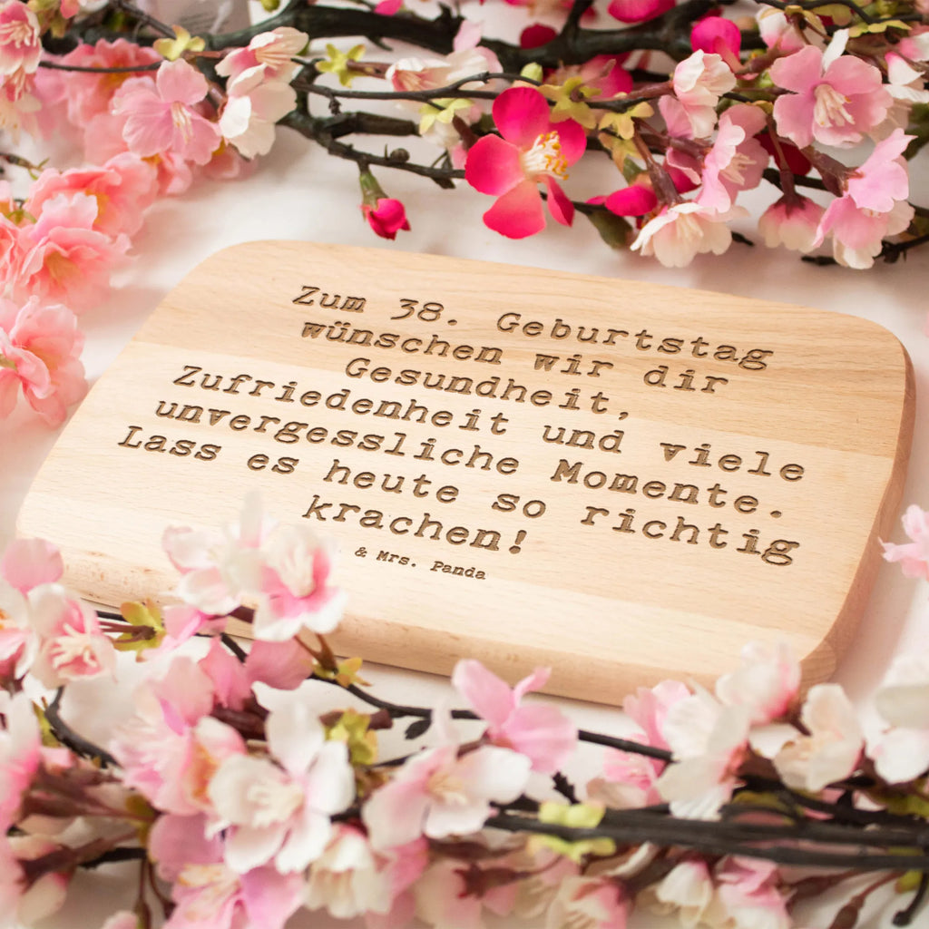 Schneidebrett Spruch 38. Geburtstag Feiern Frühstücksbrettchen, Schneidebrett Holz, Schneidebrett, Holzbrett, Frühstücksbrett, Küchenbrett, Geburtstag, Geburtstagsgeschenk, Geschenk