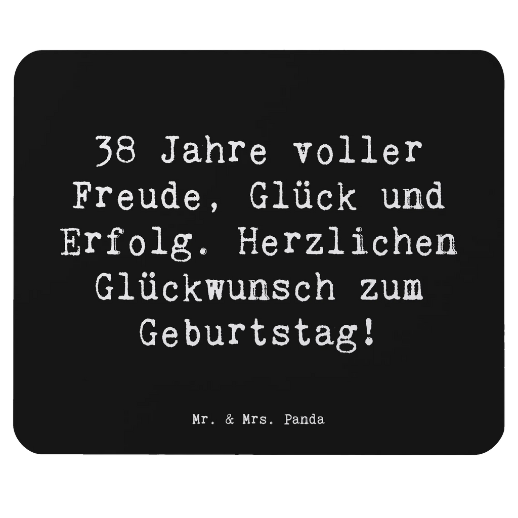 Mauspad Spruch 38. Geburtstag Freude Mausunterlage, Mauspad Büro, PC Zubehör, Mauspad, Computer zubehör, Einzigartiges Mauspad, Mousepad, Arbeitszimmer, Designer Mauspad, Büroausstattung, Geburtstag, Geburtstagsgeschenk, Geschenk