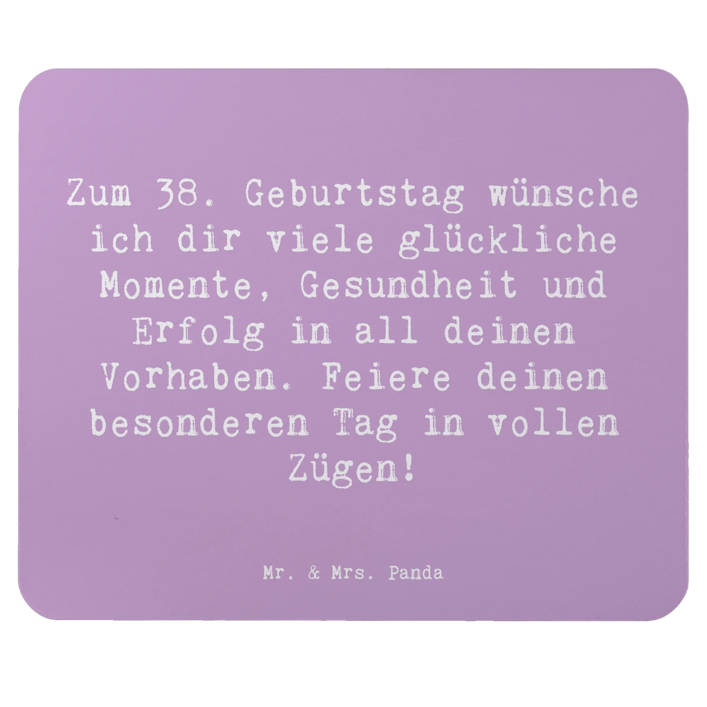 Mauspad Spruch 38. Geburtstag Glück Arbeitszimmer, Büroausstattung, Computer zubehör, Mousepad, PC Zubehör, Designer Mauspad, Mausunterlage, Mauspad, Einzigartiges Mauspad, Mauspad Büro, Geburtstag, Geburtstagsgeschenk, Geschenk