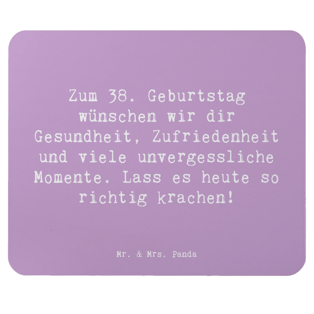 Mauspad Spruch 38. Geburtstag Feiern Designer Mauspad, Arbeitszimmer, Einzigartiges Mauspad, Computer zubehör, Mauspad Büro, Büroausstattung, Mousepad, PC Zubehör, Mausunterlage, Mauspad, Geburtstag, Geburtstagsgeschenk, Geschenk