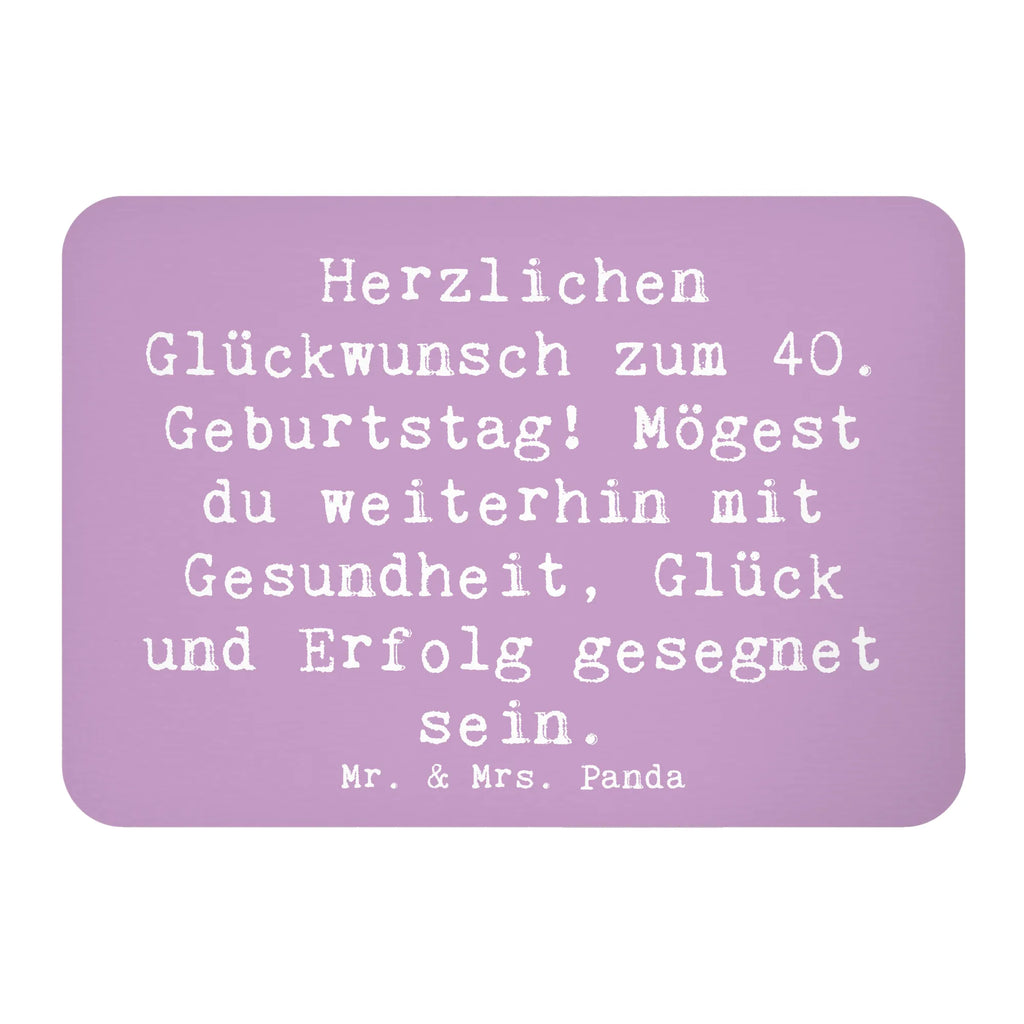 Magnet Saying Herzlichen Glückwunsch zum 40. Geburtstag! Mögest du weiterhin mit Gesundheit, Glück und Erfolg gesegnet sein. Kühlschrankmagnet, Kühlschrank Dekoration, Whiteboard Magnet, Souvenir Magnet, Notiz Magnet, Motivmagnete, Dekomagnet, Pinnwandmagnet, Geburtstag, Geburtstagsgeschenk, Geschenk