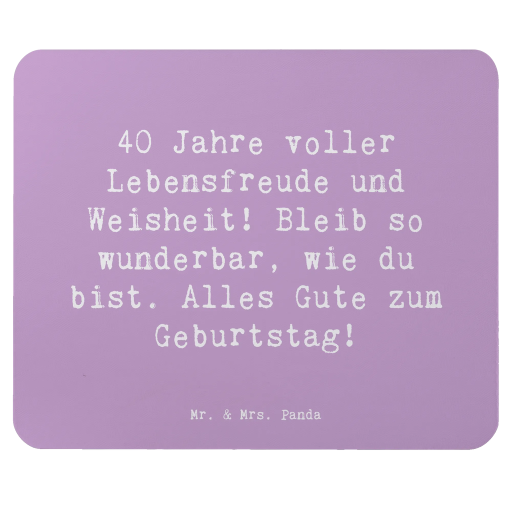 Mauspad Spruch 40. Geburtstag Freude Büroausstattung, Arbeitszimmer, Mauspad, Mauspad Büro, Computer zubehör, Mousepad, Einzigartiges Mauspad, Designer Mauspad, Mausunterlage, PC Zubehör, Geburtstag, Geburtstagsgeschenk, Geschenk