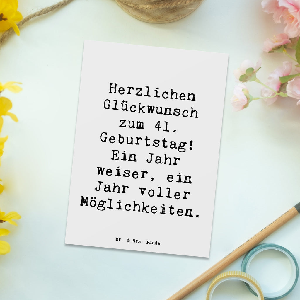 Postkarte Spruch 41. Geburtstag Weisheit Karte, Einladung Geburtstag, Ansichtskarte, Einladungskarten Geburtstag, Grußkarte, Ansichtskarten, Postkarte, Einladung, Geschenkkarte, Geburtstagskarte, Einladungskarte, Dankeskarte, Geburtstag, Geburtstagsgeschenk, Geschenk