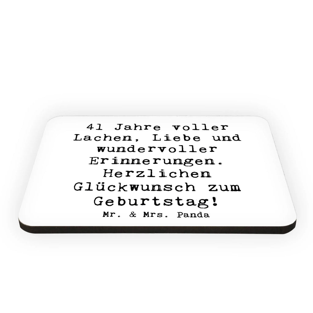 Magnet Spruch 41. Geburtstag Freude Motivmagnete, Kühlschrankmagnet, Dekomagnet, Souvenir Magnet, Kühlschrank Dekoration, Whiteboard Magnet, Pinnwandmagnet, Notiz Magnet, Geburtstag, Geburtstagsgeschenk, Geschenk