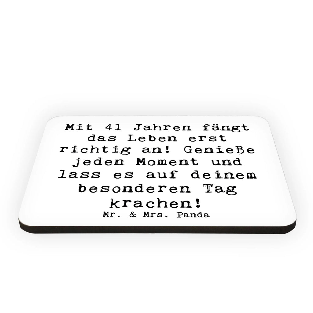 Magnet Spruch 41. Geburtstag Kühlschrank Dekoration, Motivmagnete, Kühlschrankmagnet, Souvenir Magnet, Dekomagnet, Pinnwandmagnet, Whiteboard Magnet, Notiz Magnet, Geburtstag, Geburtstagsgeschenk, Geschenk