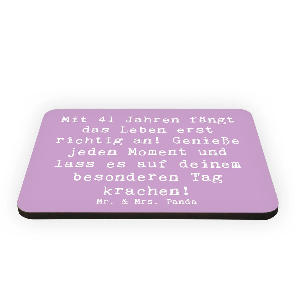 Magnet Spruch 41. Geburtstag Kühlschrank Dekoration, Motivmagnete, Kühlschrankmagnet, Souvenir Magnet, Dekomagnet, Pinnwandmagnet, Whiteboard Magnet, Notiz Magnet, Geburtstag, Geburtstagsgeschenk, Geschenk