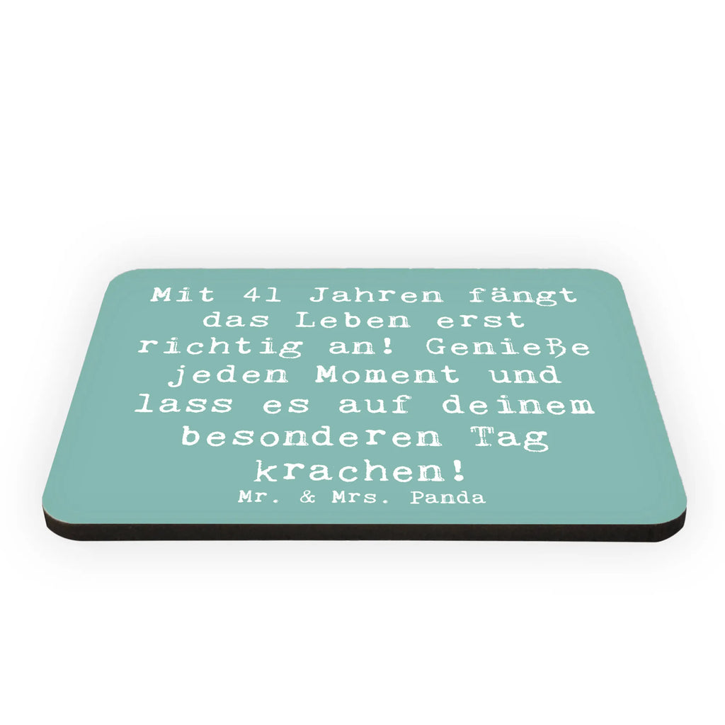 Magnet Spruch 41. Geburtstag Kühlschrank Dekoration, Motivmagnete, Kühlschrankmagnet, Souvenir Magnet, Dekomagnet, Pinnwandmagnet, Whiteboard Magnet, Notiz Magnet, Geburtstag, Geburtstagsgeschenk, Geschenk