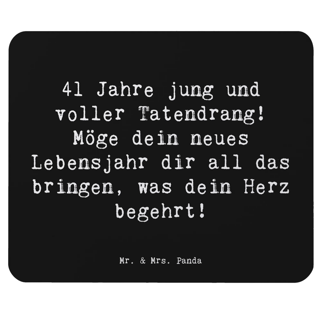 Mauspad Spruch 41. Geburtstag Tatendrang Mauspad, Designer Mauspad, PC Zubehör, Computer zubehör, Büroausstattung, Mausunterlage, Einzigartiges Mauspad, Arbeitszimmer, Mauspad Büro, Mousepad, Geburtstag, Geburtstagsgeschenk, Geschenk