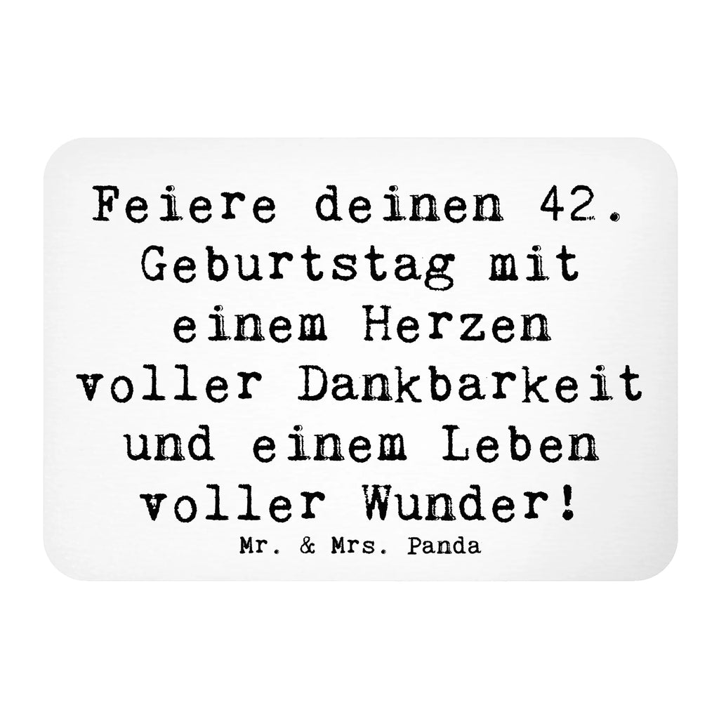 Magnet Spruch 42. Geburtstag Wunder Kühlschrankmagnet, Motivmagnete, Pinnwandmagnet, Souvenir Magnet, Kühlschrank Dekoration, Whiteboard Magnet, Notiz Magnet, Dekomagnet, Geburtstag, Geburtstagsgeschenk, Geschenk
