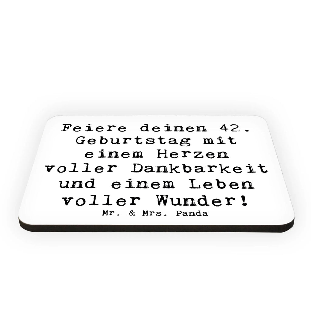 Magnet Spruch 42. Geburtstag Wunder Kühlschrankmagnet, Motivmagnete, Pinnwandmagnet, Souvenir Magnet, Kühlschrank Dekoration, Whiteboard Magnet, Notiz Magnet, Dekomagnet, Geburtstag, Geburtstagsgeschenk, Geschenk