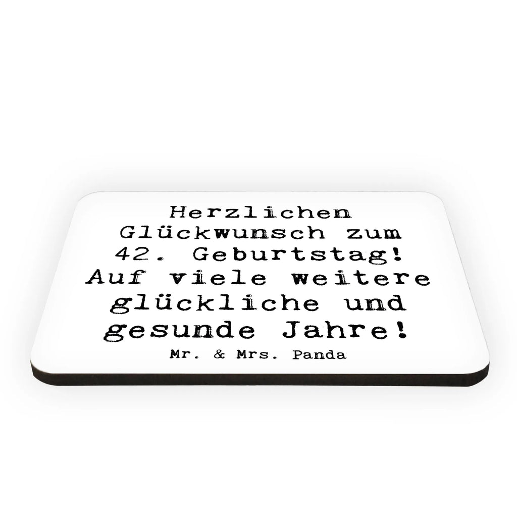 Magnet Spruch 42. Geburtstag Glückwunsch Notiz Magnet, Kühlschrank Dekoration, Kühlschrankmagnet, Souvenir Magnet, Whiteboard Magnet, Pinnwandmagnet, Motivmagnete, Dekomagnet, Geburtstag, Geburtstagsgeschenk, Geschenk