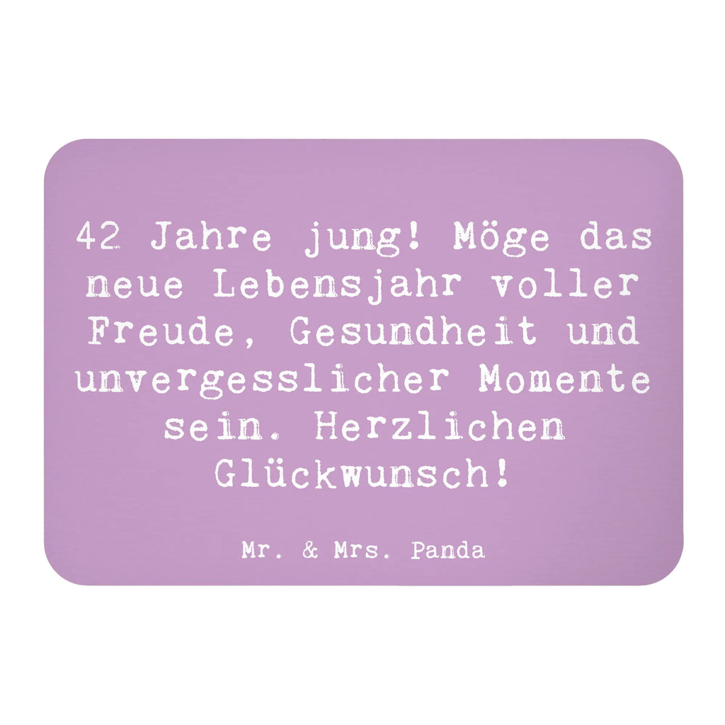 Magnet Spruch 42. Geburtstag Freude Kühlschrankmagnet, Dekomagnet, Kühlschrank Dekoration, Whiteboard Magnet, Pinnwandmagnet, Notiz Magnet, Souvenir Magnet, Motivmagnete, Geburtstag, Geburtstagsgeschenk, Geschenk
