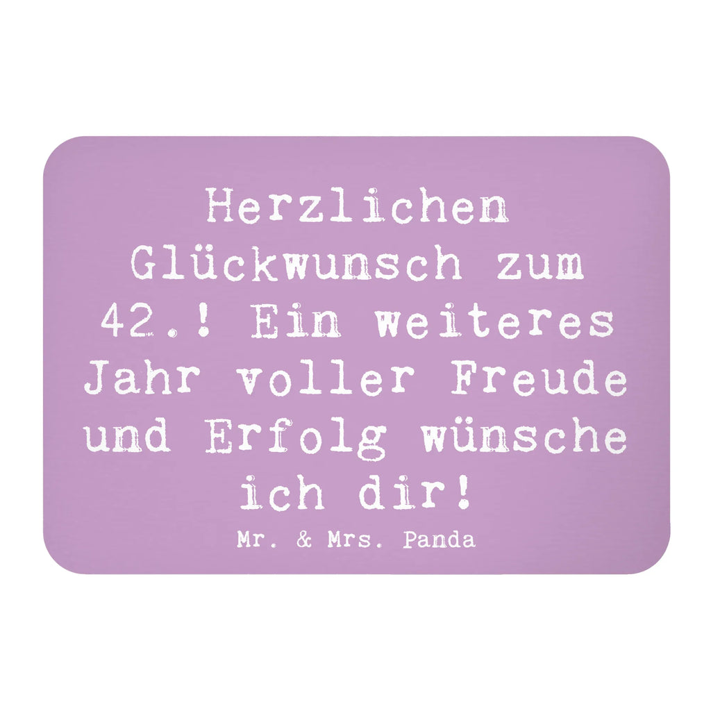 Magnet Saying Herzlichen Glückwunsch zum 42.! Ein weiteres Jahr voller Freude und Erfolg wünsche ich dir! Notiz Magnet, Souvenir Magnet, Whiteboard Magnet, Dekomagnet, Kühlschrank Dekoration, Motivmagnete, Pinnwandmagnet, Kühlschrankmagnet, Geburtstag, Geburtstagsgeschenk, Geschenk