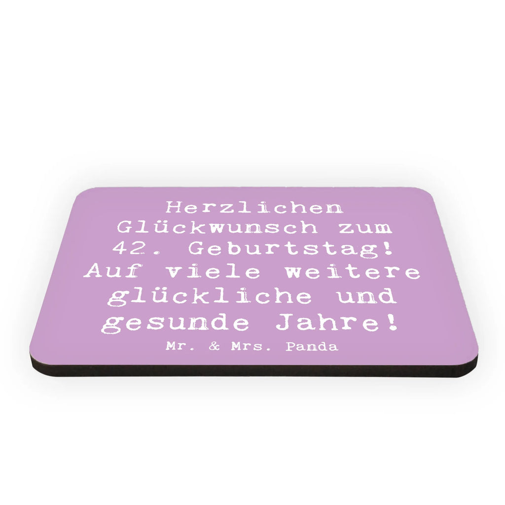 Magnet Spruch 42. Geburtstag Glückwunsch Notiz Magnet, Kühlschrank Dekoration, Kühlschrankmagnet, Souvenir Magnet, Whiteboard Magnet, Pinnwandmagnet, Motivmagnete, Dekomagnet, Geburtstag, Geburtstagsgeschenk, Geschenk