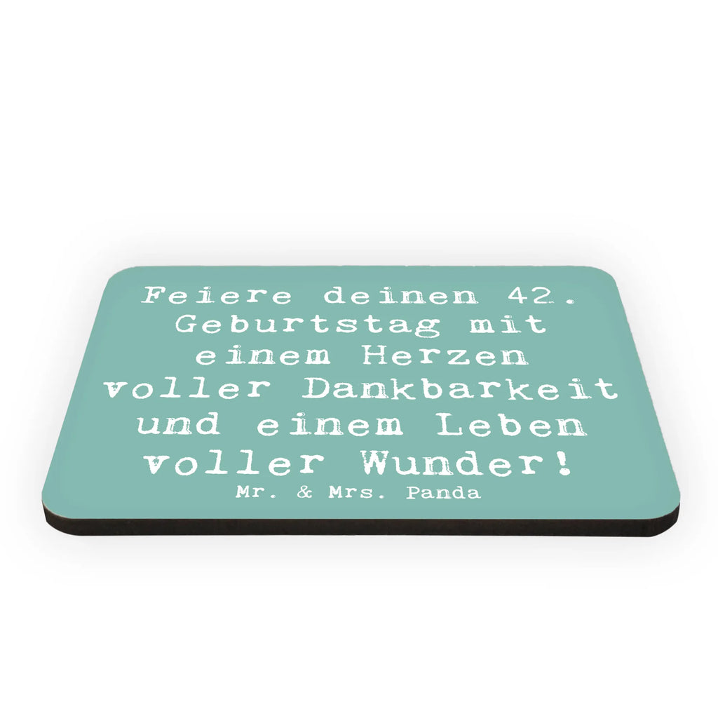 Magnet Spruch 42. Geburtstag Wunder Kühlschrankmagnet, Motivmagnete, Pinnwandmagnet, Souvenir Magnet, Kühlschrank Dekoration, Whiteboard Magnet, Notiz Magnet, Dekomagnet, Geburtstag, Geburtstagsgeschenk, Geschenk