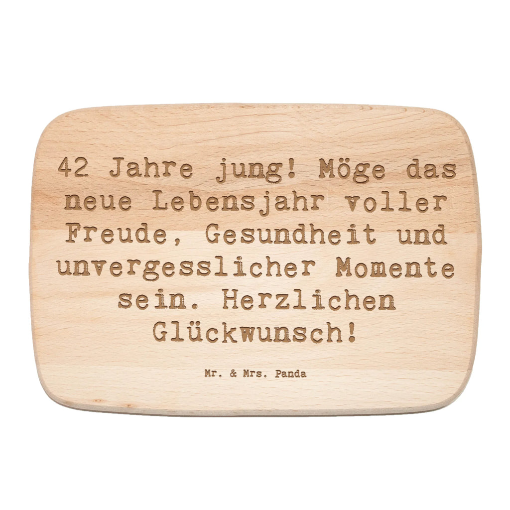 Frühstücksbrett Spruch 42. Geburtstag Freude Holzbrett, Frühstücksbrett, Schneidebrett, Frühstücksbrettchen, Küchenbrett, Schneidebrett Holz, Geburtstag, Geburtstagsgeschenk, Geschenk