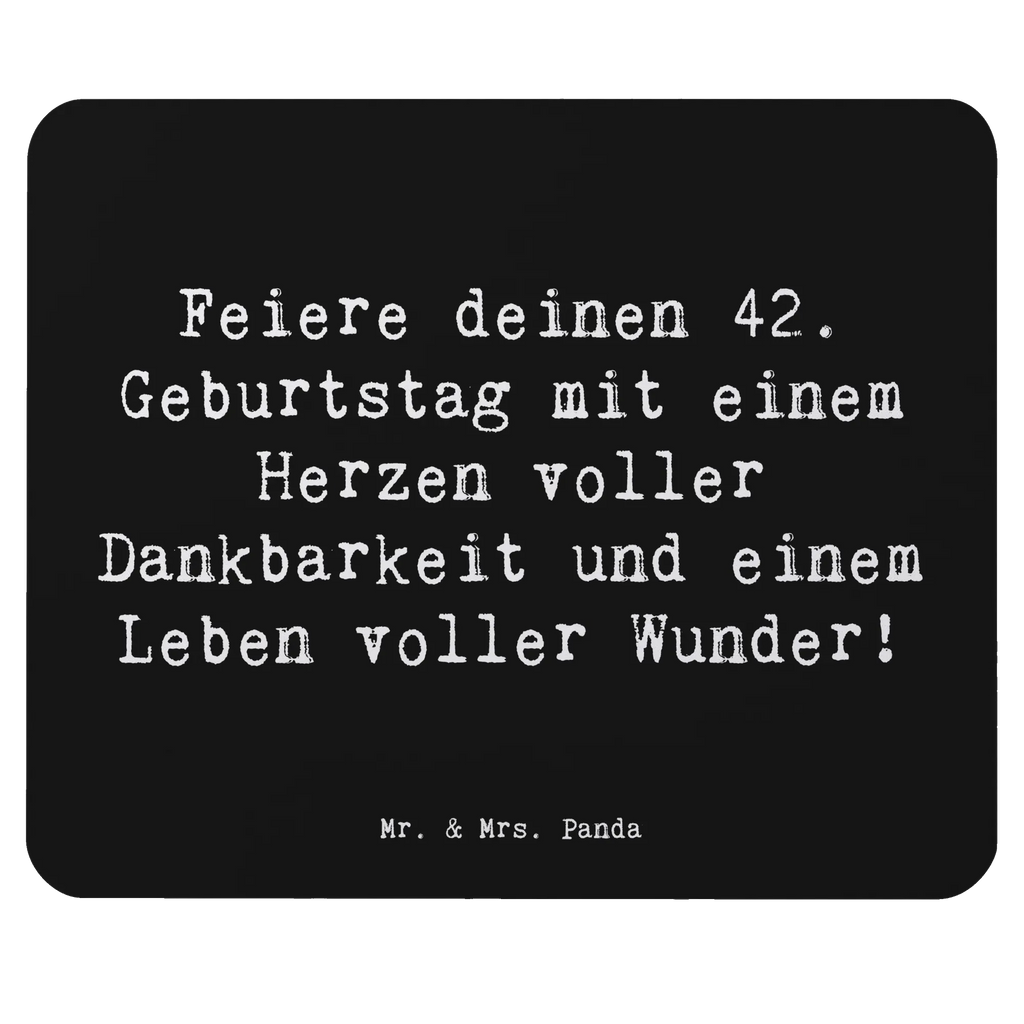 Mouse mat Saying Feiere deinen 42. Geburtstag mit einem Herzen voller Dankbarkeit und einem Leben voller Wunder! Arbeitszimmer, Einzigartiges Mauspad, Mausunterlage, Computer zubehör, Mauspad, Designer Mauspad, PC Zubehör, Mauspad Büro, Mousepad, Büroausstattung, Geburtstag, Geburtstagsgeschenk, Geschenk