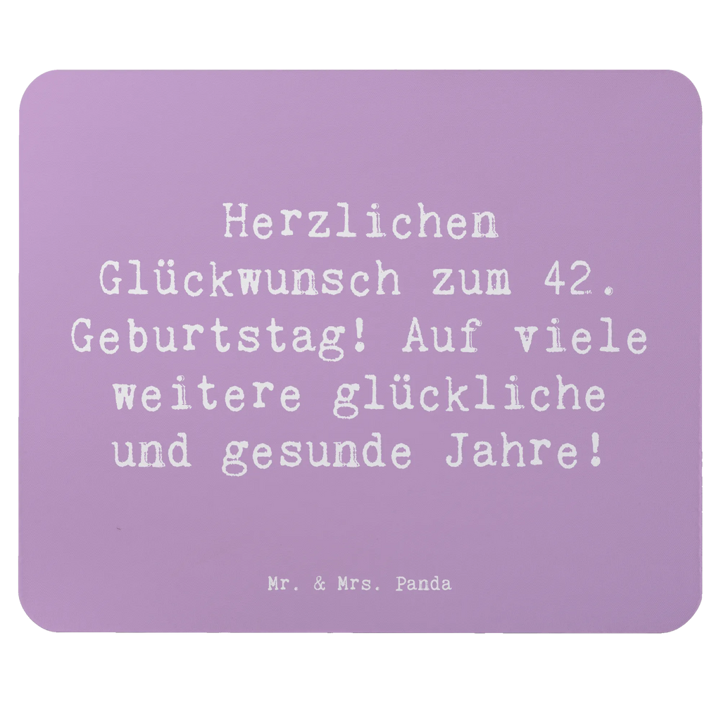 Mouse mat Saying Herzlichen Glückwunsch zum 42. Geburtstag! Auf viele weitere glückliche und gesunde Jahre! Designer Mauspad, Arbeitszimmer, Mauspad Büro, Mousepad, Computer zubehör, Büroausstattung, Einzigartiges Mauspad, Mausunterlage, Mauspad, PC Zubehör, Geburtstag, Geburtstagsgeschenk, Geschenk