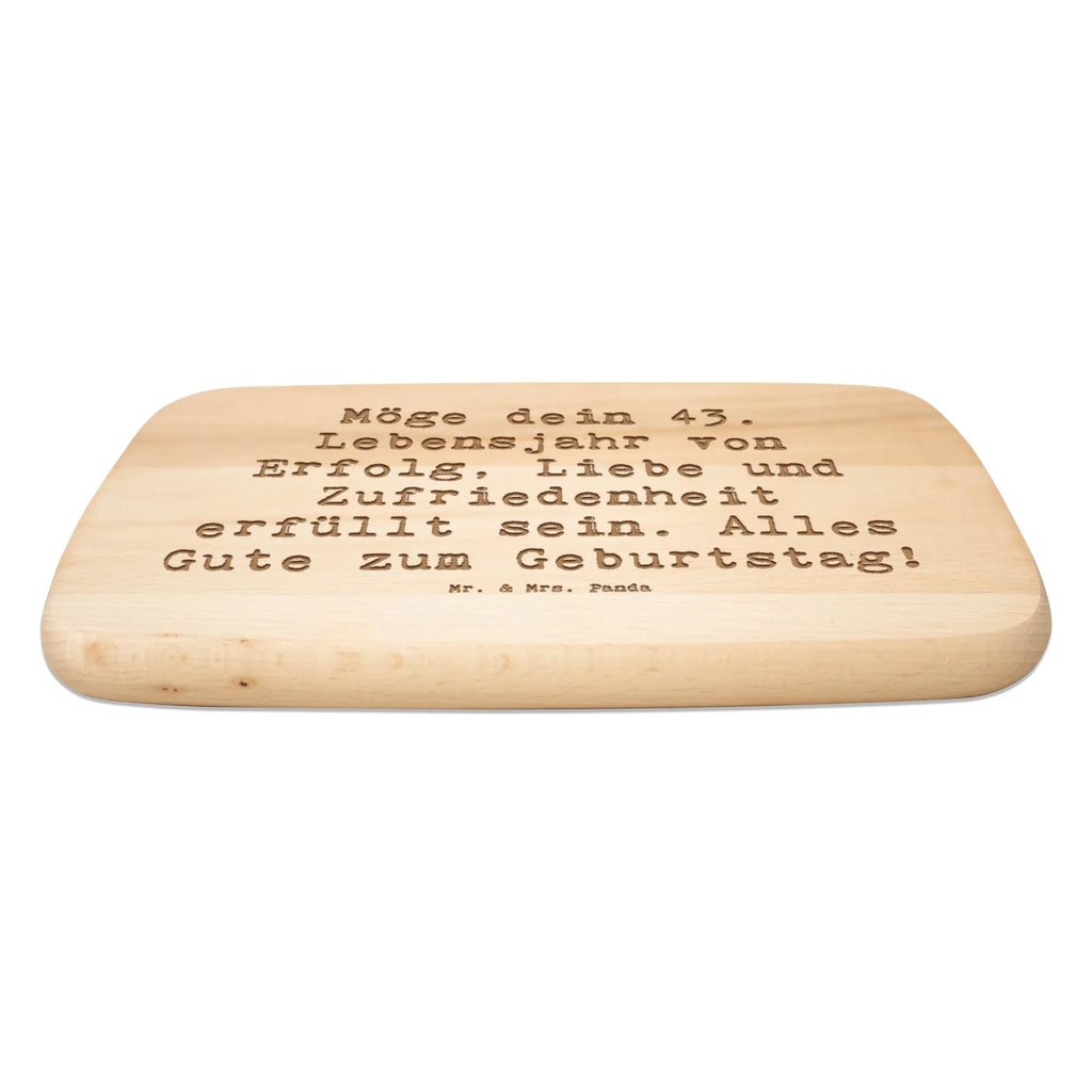 Schneidebrett Spruch 43. Geburtstag Glück Frühstücksbrettchen, Schneidebrett Holz, Schneidebrett, Frühstücksbrett, Holzbrett, Küchenbrett, Geburtstag, Geburtstagsgeschenk, Geschenk