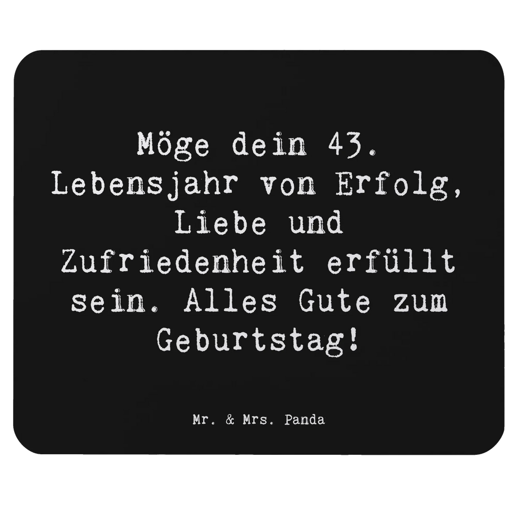 Mauspad Spruch 43. Geburtstag Glück Einzigartiges Mauspad, PC Zubehör, Arbeitszimmer, Designer Mauspad, Büroausstattung, Mauspad Büro, Computer zubehör, Mausunterlage, Mousepad, Mauspad, Geburtstag, Geburtstagsgeschenk, Geschenk