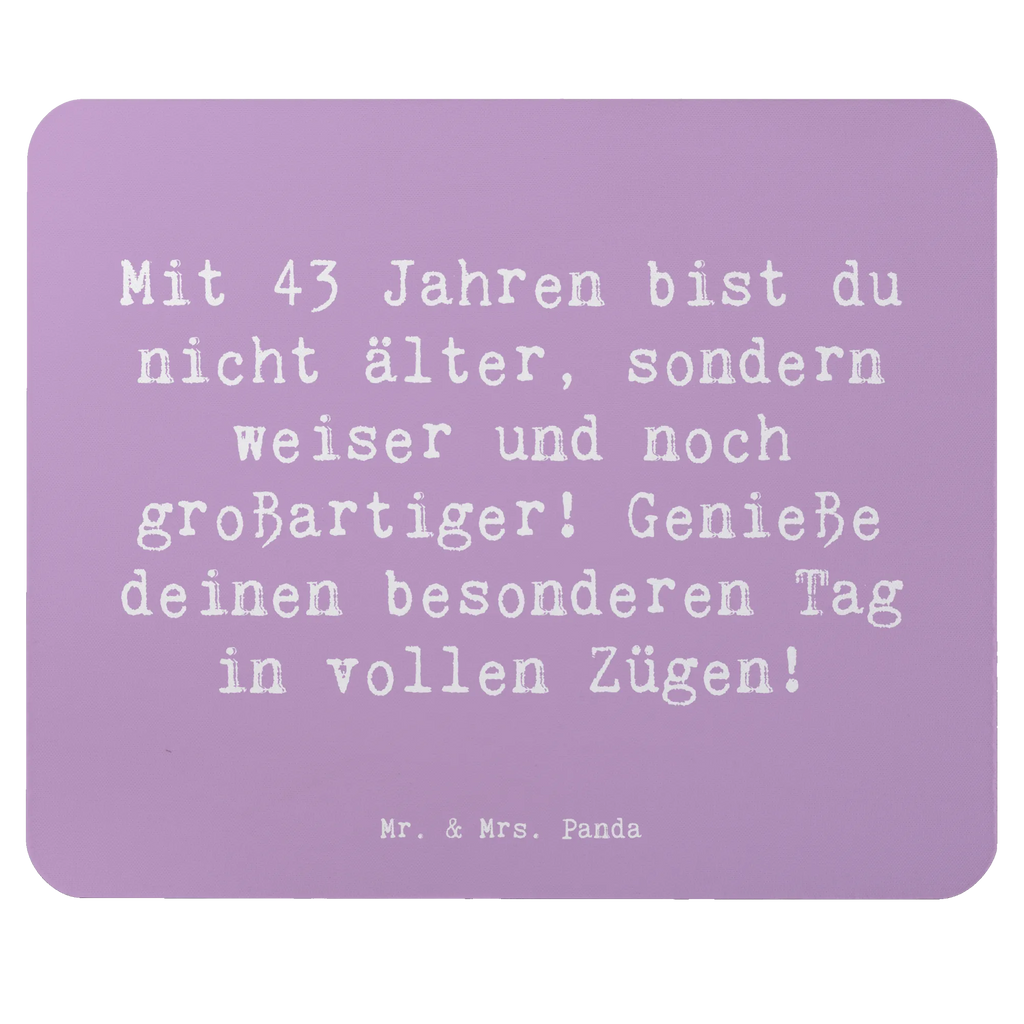 Mauspad Spruch 43. Geburtstag Weisheit Mauspad Büro, Mauspad, Mausunterlage, Arbeitszimmer, Computer zubehör, Mousepad, Einzigartiges Mauspad, Designer Mauspad, Büroausstattung, PC Zubehör, Geburtstag, Geburtstagsgeschenk, Geschenk