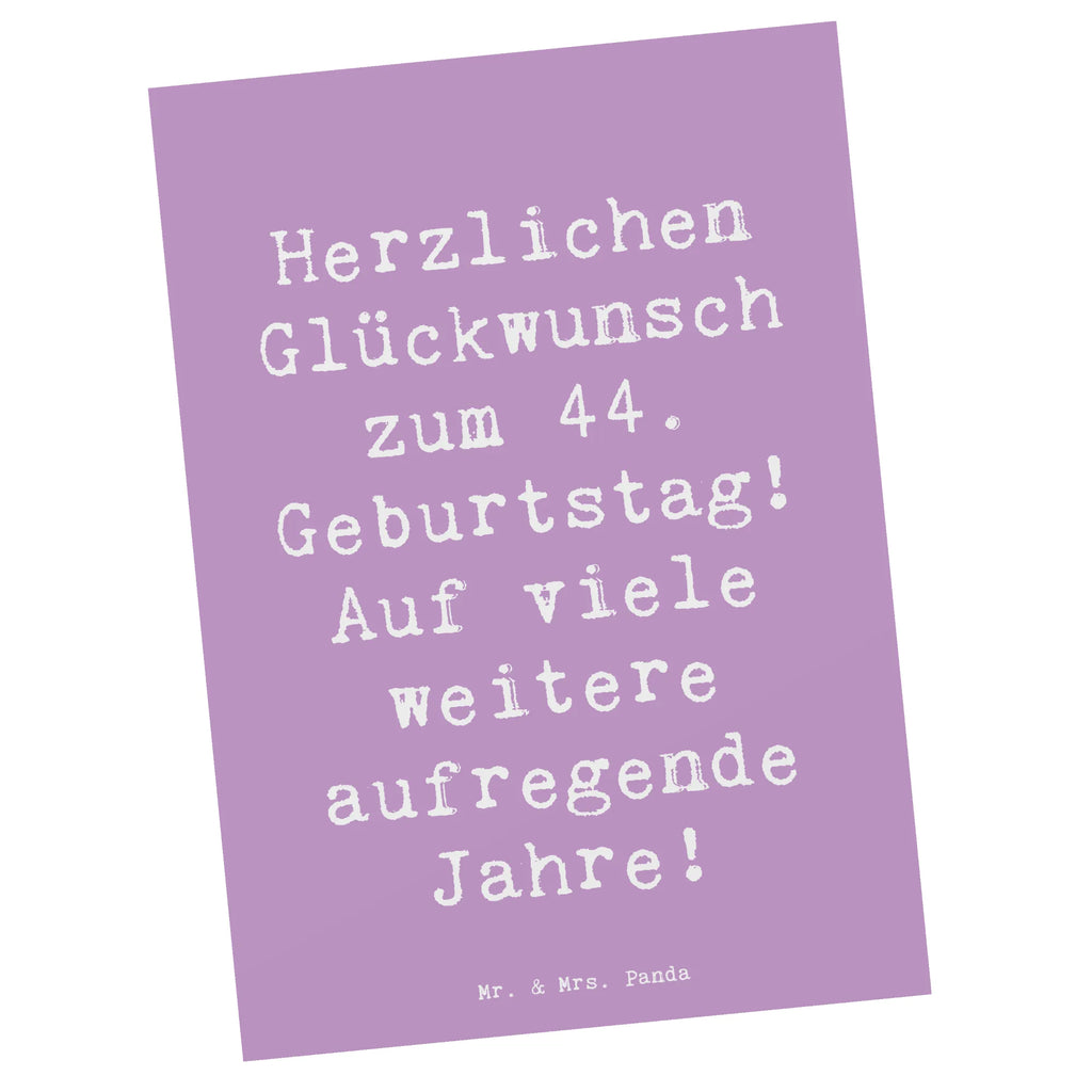 Postcard Saying Herzlichen Glückwunsch zum 44. Geburtstag! Auf viele weitere aufregende Jahre! Einladungskarte, Ansichtskarte, Geschenkkarte, Ansichtskarten, Karte, Einladungskarten Geburtstag, Einladung, Postkarte, Dankeskarte, Geburtstagskarte, Einladung Geburtstag, Grußkarte, Geburtstag, Geburtstagsgeschenk, Geschenk