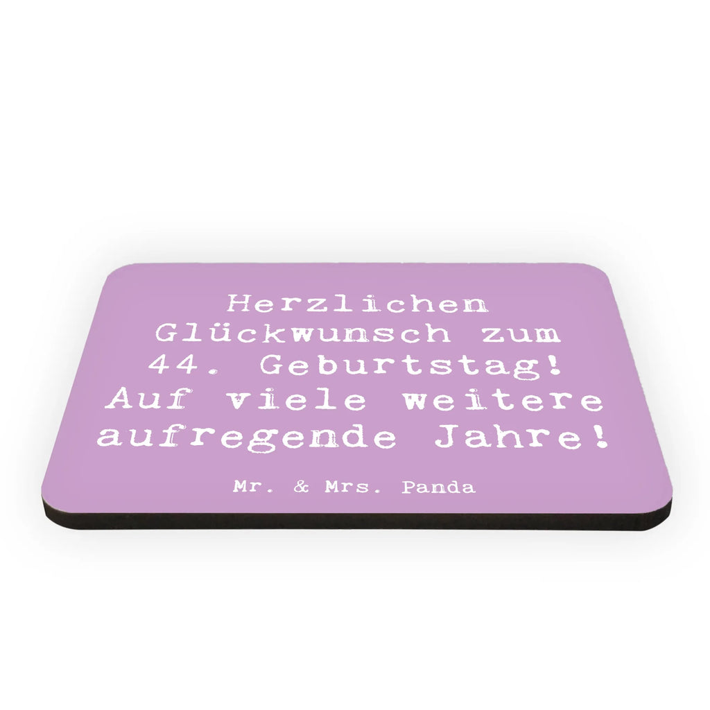 Magnet Saying Herzlichen Glückwunsch zum 44. Geburtstag! Auf viele weitere aufregende Jahre! Kühlschrankmagnet, Dekomagnet, Notiz Magnet, Souvenir Magnet, Pinnwandmagnet, Motivmagnete, Whiteboard Magnet, Kühlschrank Dekoration, Geburtstag, Geburtstagsgeschenk, Geschenk