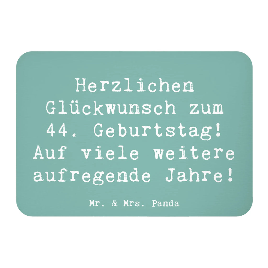 Magnet Saying Herzlichen Glückwunsch zum 44. Geburtstag! Auf viele weitere aufregende Jahre! Kühlschrankmagnet, Dekomagnet, Notiz Magnet, Souvenir Magnet, Pinnwandmagnet, Motivmagnete, Whiteboard Magnet, Kühlschrank Dekoration, Geburtstag, Geburtstagsgeschenk, Geschenk