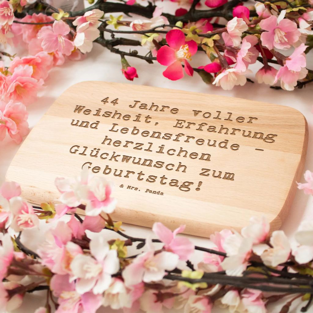 Frühstücksbrett Spruch 44. Geburtstag Schneidebrett Holz, Holzbrett, Frühstücksbrett, Frühstücksbrettchen, Schneidebrett, Küchenbrett, Geburtstag, Geburtstagsgeschenk, Geschenk