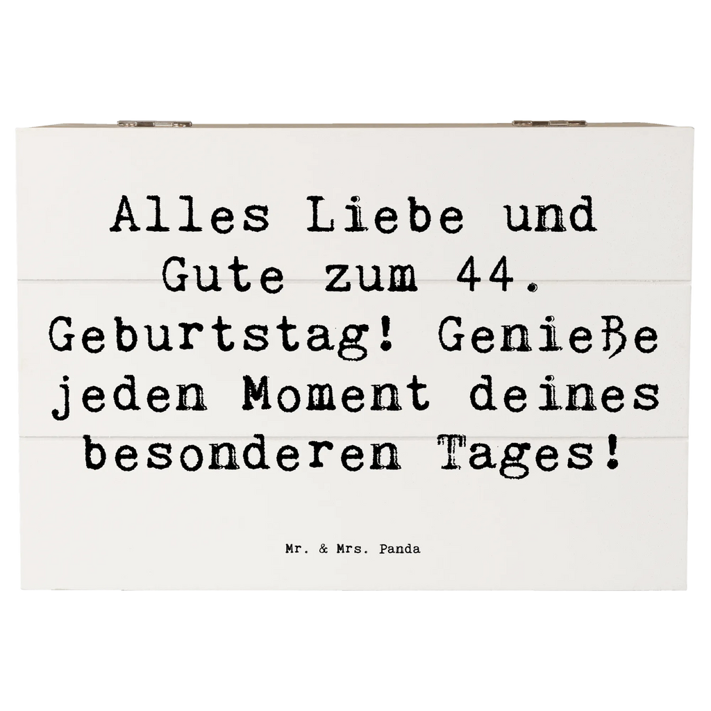 Holzkiste Spruch 44. Geburtstag Geschenkdose, Erinnerungsbox, Geschenkbox, Schatulle, Truhe, XXL, Schatzkiste, Kiste, Erinnerungskiste, Dekokiste, Holzkiste, Aufbewahrungsbox, Geburtstag, Geburtstagsgeschenk, Geschenk