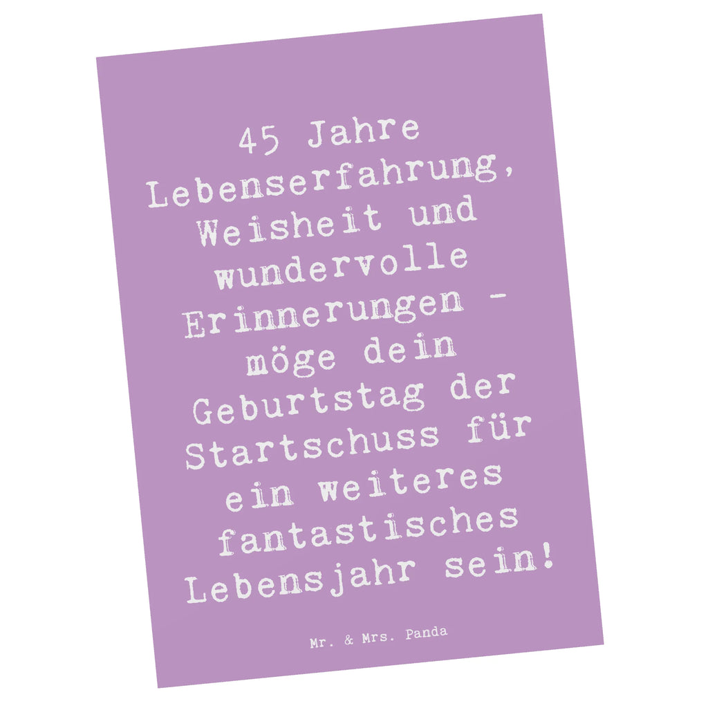 Postkarte Spruch 45. Geburtstag Ansichtskarten, Einladung, Grußkarte, Ansichtskarte, Geburtstagskarte, Einladungskarten Geburtstag, Einladung Geburtstag, Karte, Einladungskarte, Dankeskarte, Geschenkkarte, Postkarte, Geburtstag, Geburtstagsgeschenk, Geschenk
