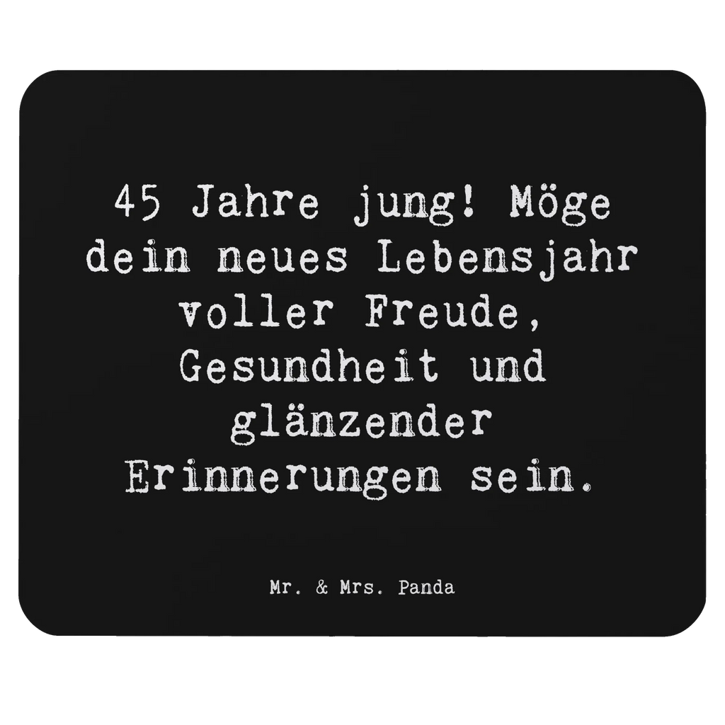 Mauspad Spruch 45. Geburtstag PC Zubehör, Büroausstattung, Arbeitszimmer, Mauspad Büro, Computer zubehör, Mousepad, Mauspad, Designer Mauspad, Einzigartiges Mauspad, Mausunterlage, Geburtstag, Geburtstagsgeschenk, Geschenk