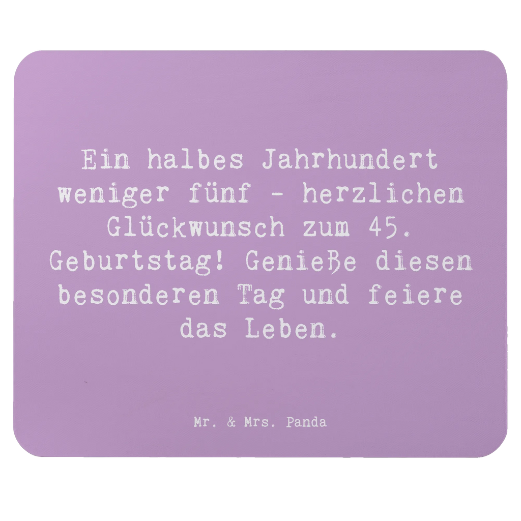 Mauspad Spruch 45. Geburtstag Feier PC Zubehör, Designer Mauspad, Einzigartiges Mauspad, Arbeitszimmer, Mousepad, Mauspad, Computer zubehör, Mauspad Büro, Büroausstattung, Mausunterlage, Geburtstag, Geburtstagsgeschenk, Geschenk