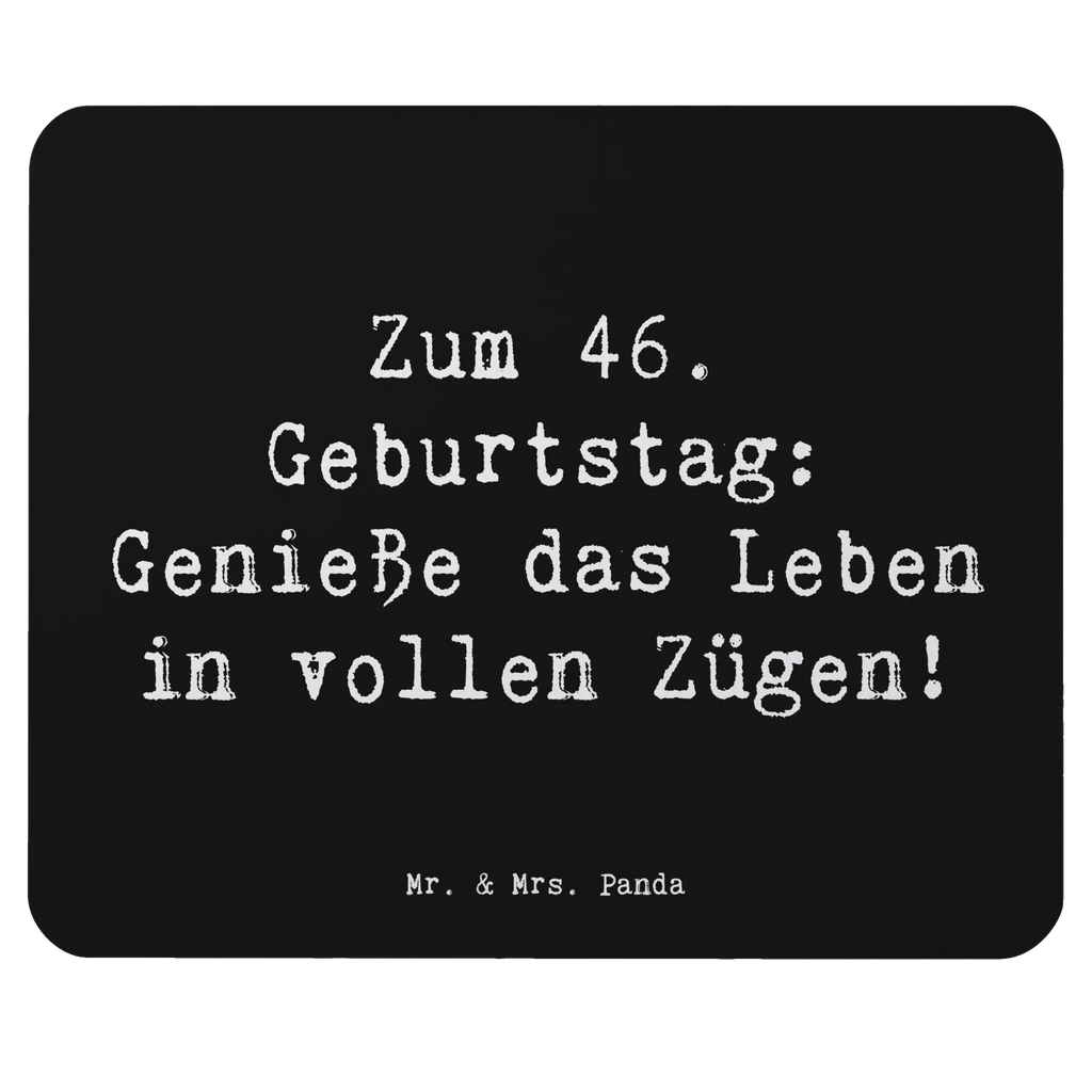 Mauspad Spruch 46. Geburtstag Lebensfreude Mauspad Büro, Mauspad, Arbeitszimmer, PC Zubehör, Designer Mauspad, Mausunterlage, Einzigartiges Mauspad, Mousepad, Büroausstattung, Computer zubehör, Geburtstag, Geburtstagsgeschenk, Geschenk