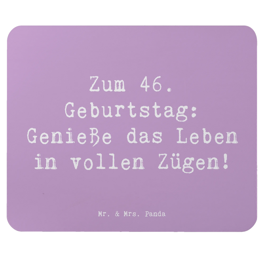 Mauspad Spruch 46. Geburtstag Lebensfreude Mauspad Büro, Mauspad, Arbeitszimmer, PC Zubehör, Designer Mauspad, Mausunterlage, Einzigartiges Mauspad, Mousepad, Büroausstattung, Computer zubehör, Geburtstag, Geburtstagsgeschenk, Geschenk