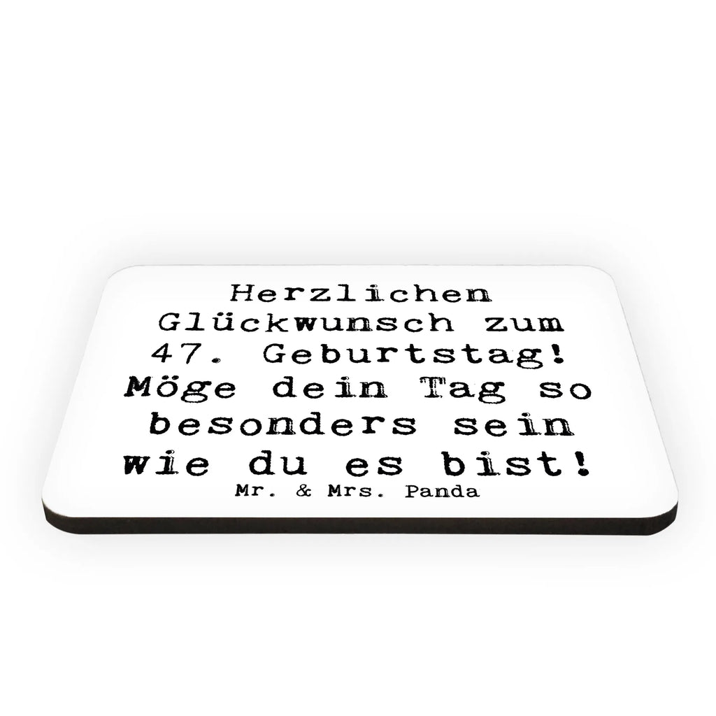 Magnet Spruch 47. Geburtstag Motivmagnete, Whiteboard Magnet, Dekomagnet, Souvenir Magnet, Kühlschrank Dekoration, Notiz Magnet, Pinnwandmagnet, Kühlschrankmagnet, Geburtstag, Geburtstagsgeschenk, Geschenk