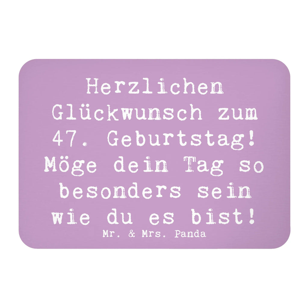 Magnet Spruch 47. Geburtstag Motivmagnete, Whiteboard Magnet, Dekomagnet, Souvenir Magnet, Kühlschrank Dekoration, Notiz Magnet, Pinnwandmagnet, Kühlschrankmagnet, Geburtstag, Geburtstagsgeschenk, Geschenk